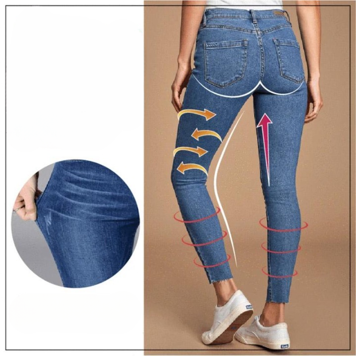 Ruby - Denim Elegant Leggings