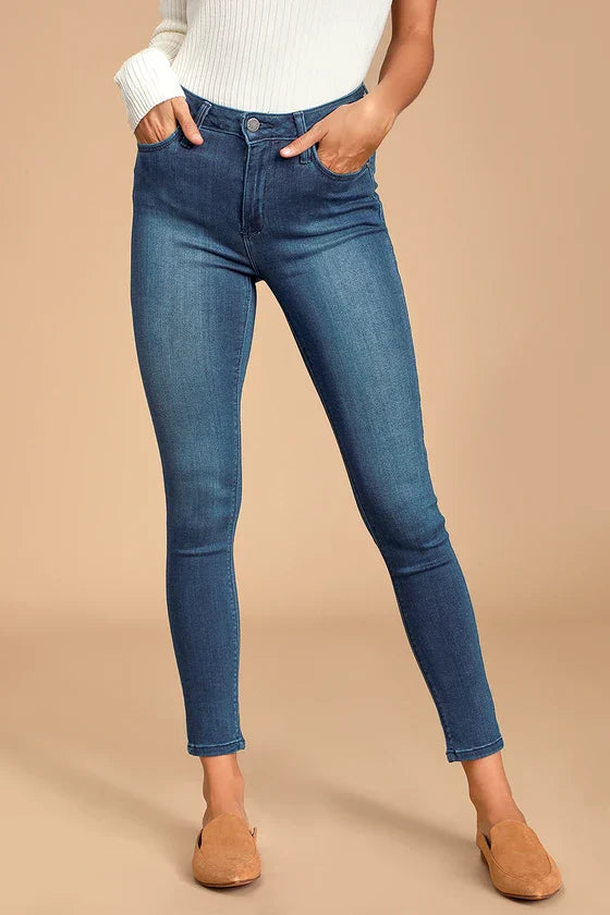 Ruby - Denim Elegant Leggings