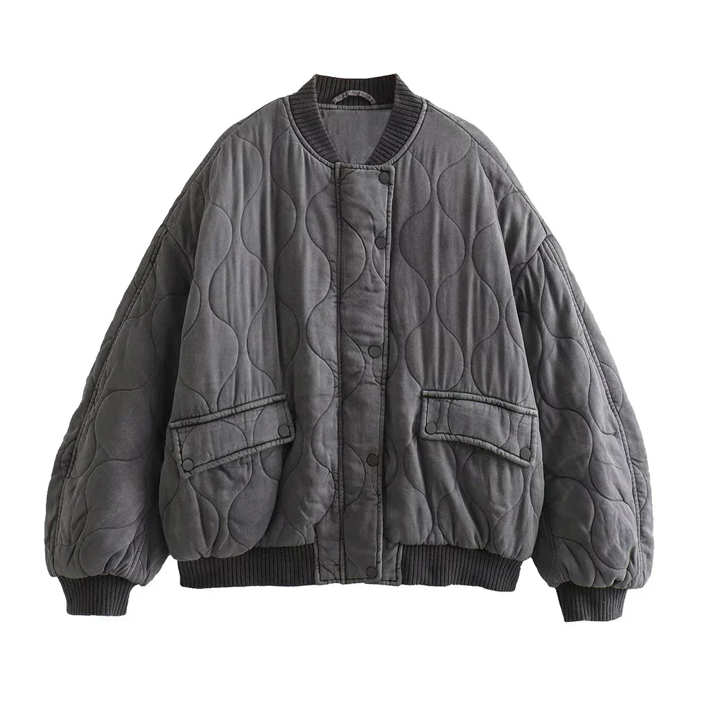 Eleganter Stil | Klassische Bomberjacke für Damen