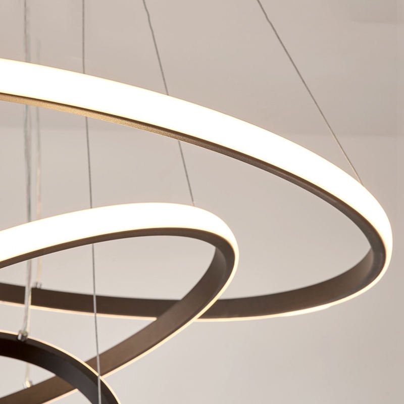 Moderne Spiral-Deckenlampe