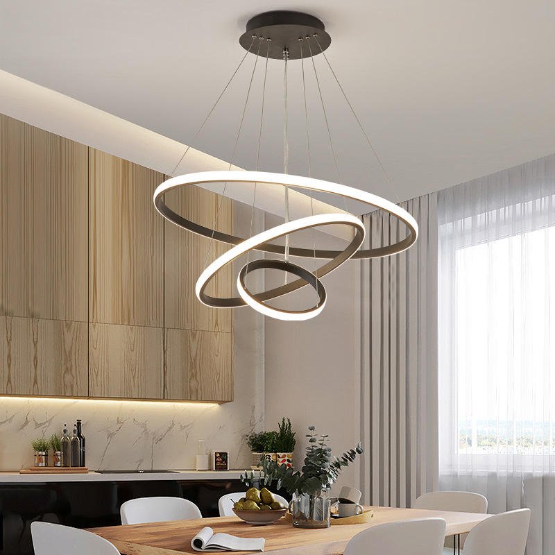 Moderne Spiral-Deckenlampe