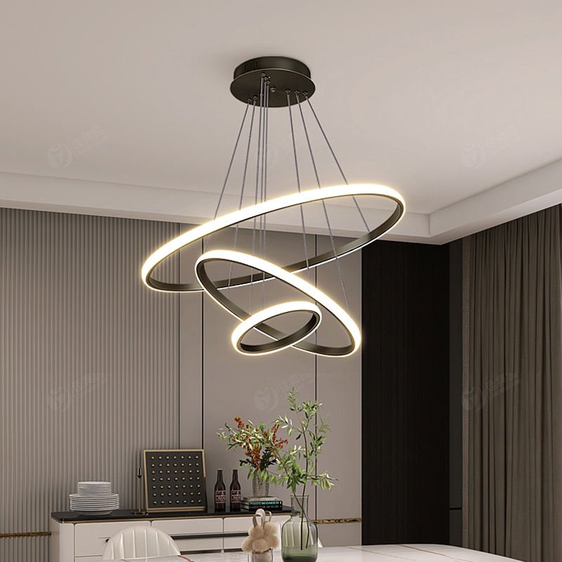 Moderne Spiral-Deckenlampe