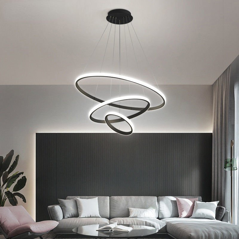 Moderne Spiral-Deckenlampe
