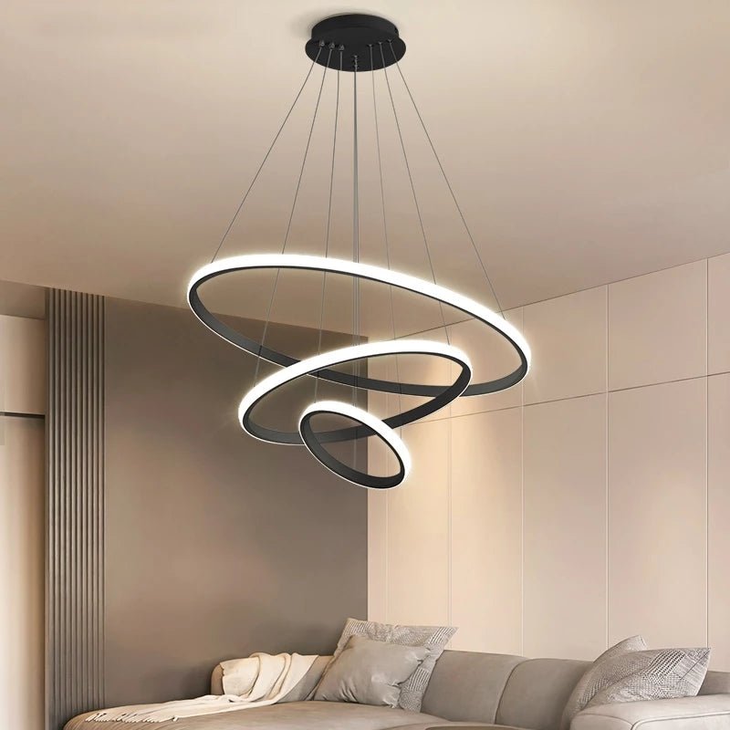 Moderne Spiral-Deckenlampe