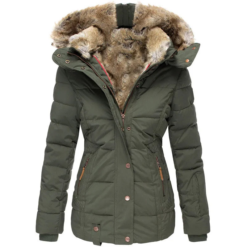 Emil | Warmer Mantel für den Winter mit Fellfutter