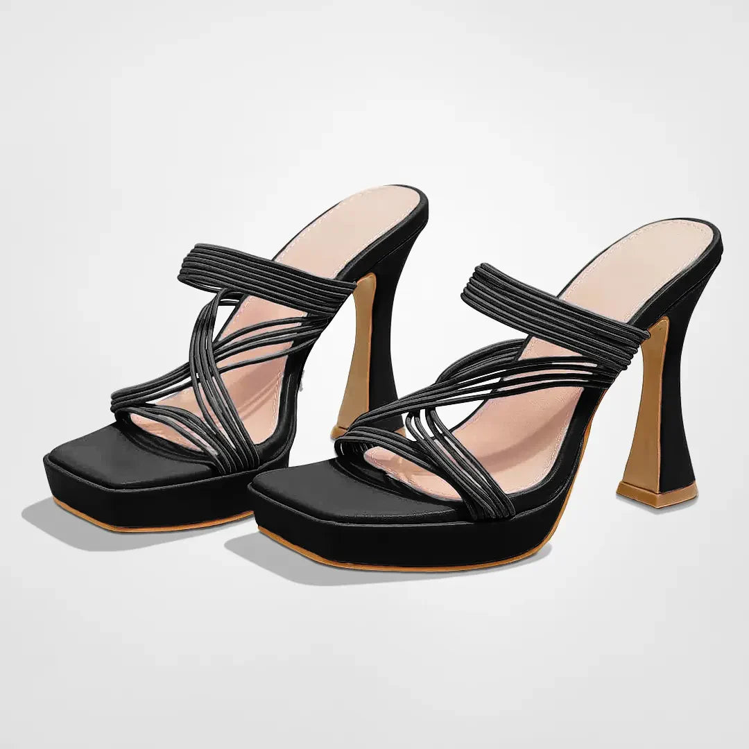 Lori | Sandalen mit offenem Zeh und Absatz