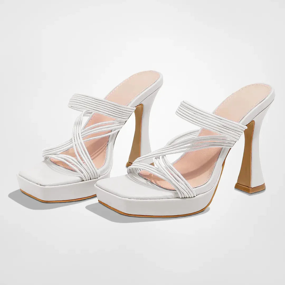 Lori | Sandalen mit offenem Zeh und Absatz