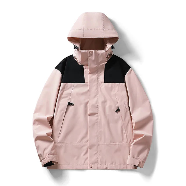 Unisex Kapuzenwindjacke ComfortFit mit passendem Reißverschluss