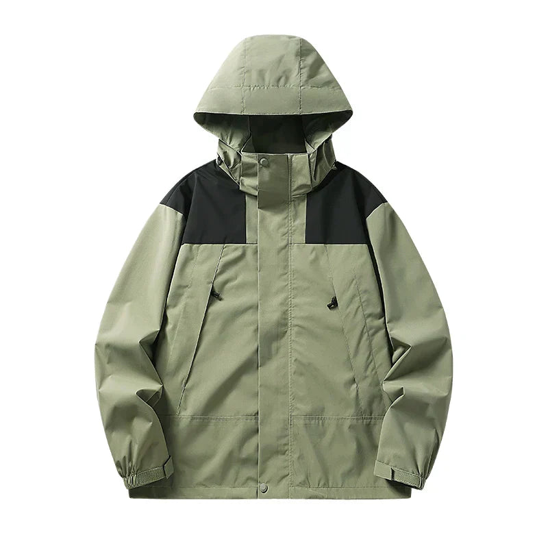 Unisex Kapuzenwindjacke ComfortFit mit passendem Reißverschluss