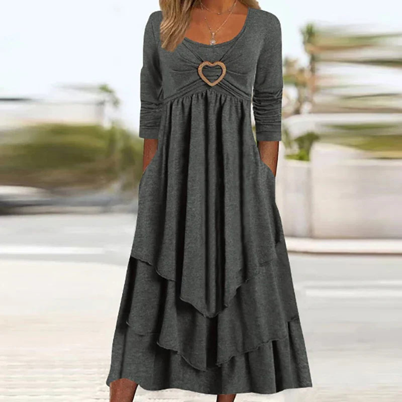 Rana Elegantes Midikleid