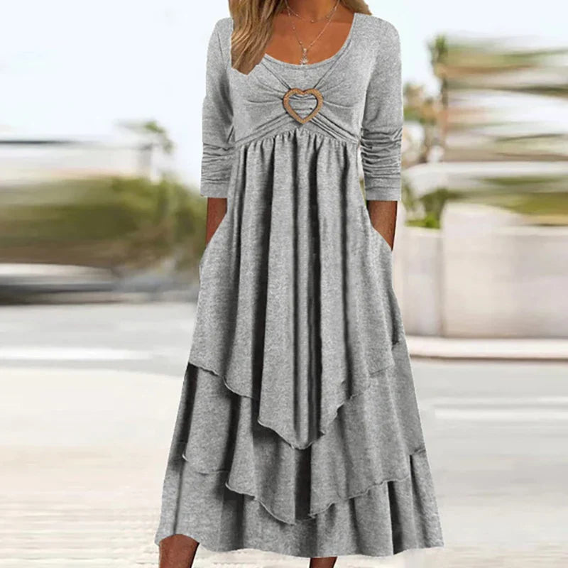 Rana Elegantes Midikleid