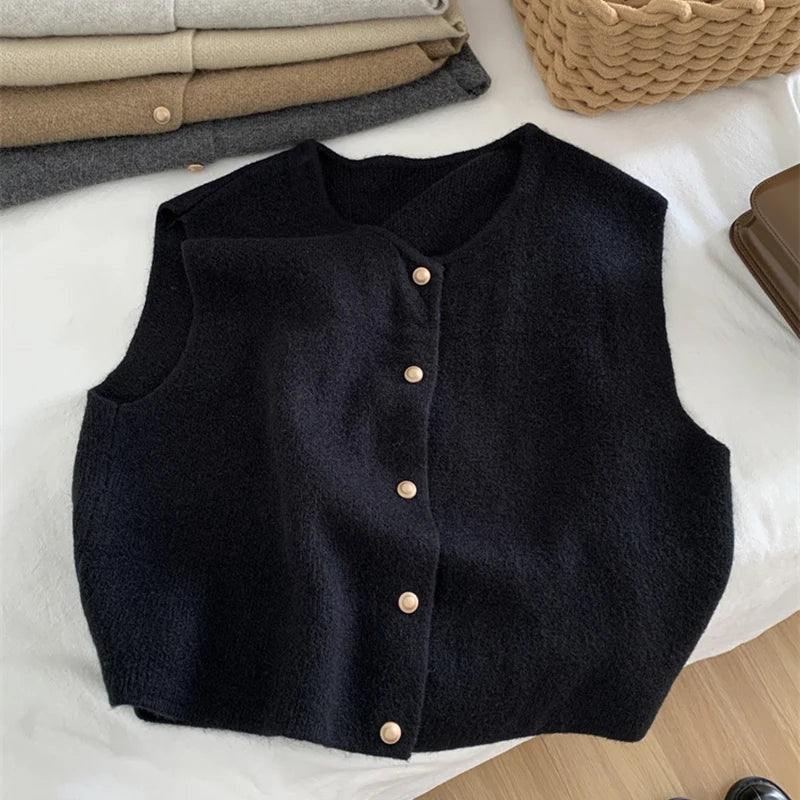 Sofia Weicher & warmer Pullover ohne Ärmel