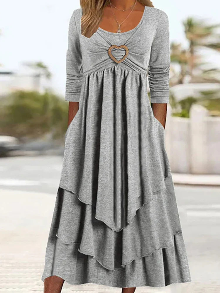 Rana Elegantes Midikleid