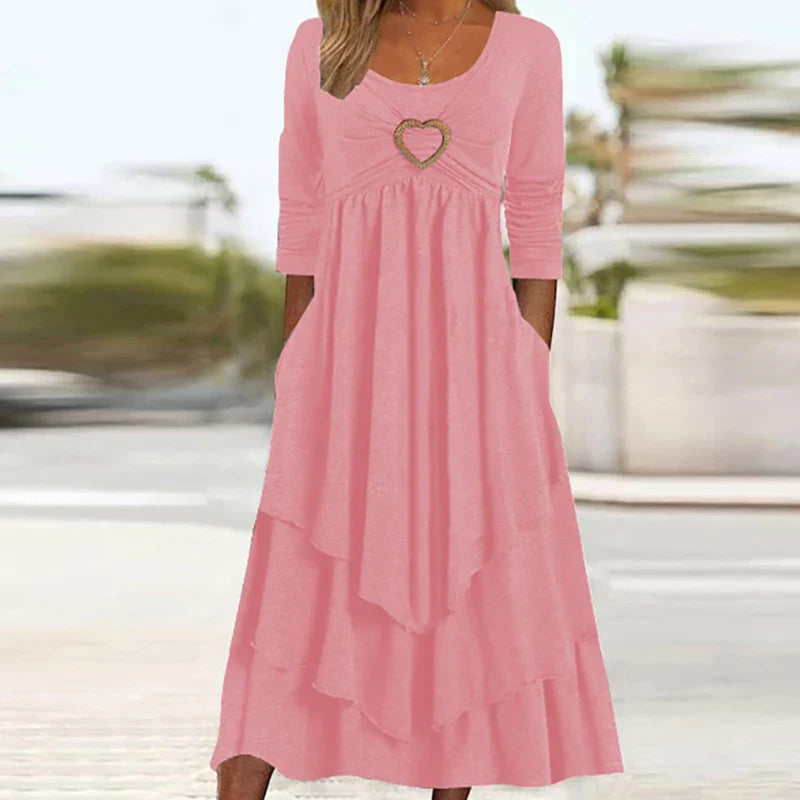Rana Elegantes Midikleid