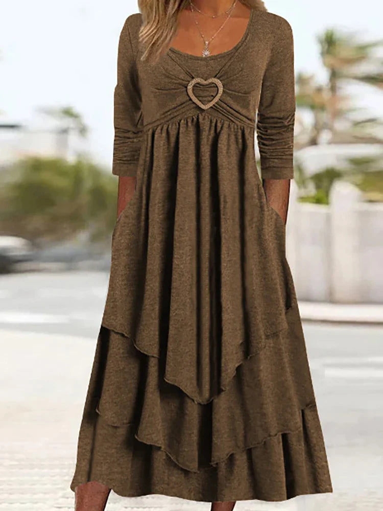 Rana Elegantes Midikleid
