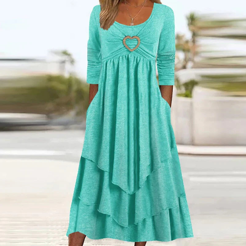 Rana Elegantes Midikleid