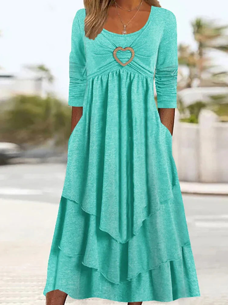 Rana Elegantes Midikleid