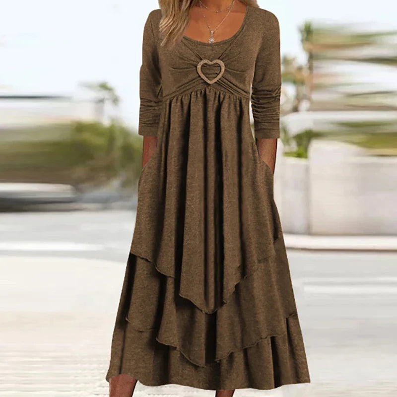 Rana Elegantes Midikleid