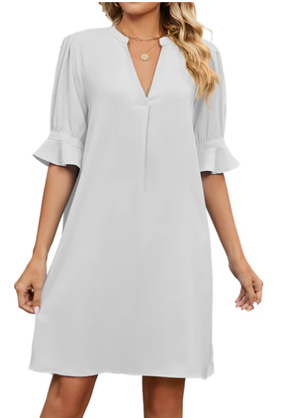 Elouisa | Sommer-Minikleid mit V-Ausschnitt