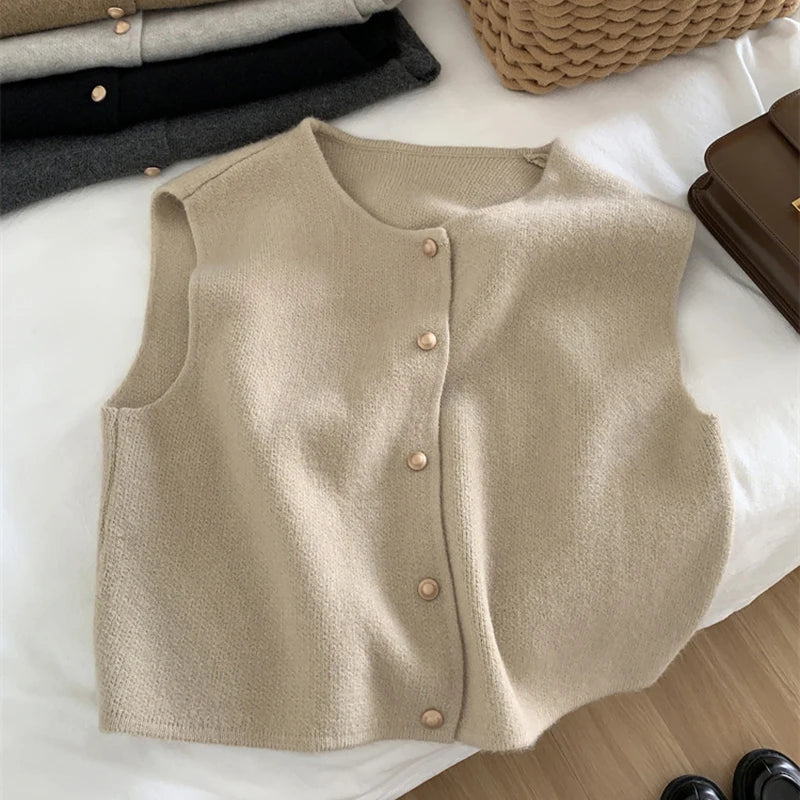 Sofia Weicher & warmer Pullover ohne Ärmel