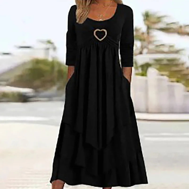 Rana Elegantes Midikleid