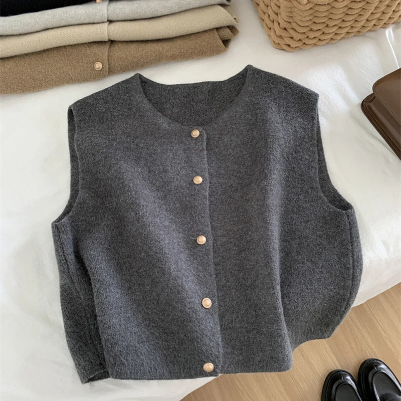 Sofia Weicher & warmer Pullover ohne Ärmel