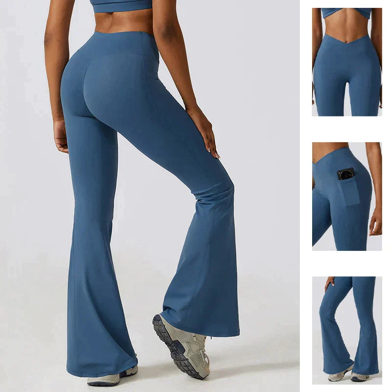 Chloe Gerippte Komfort-Leggings