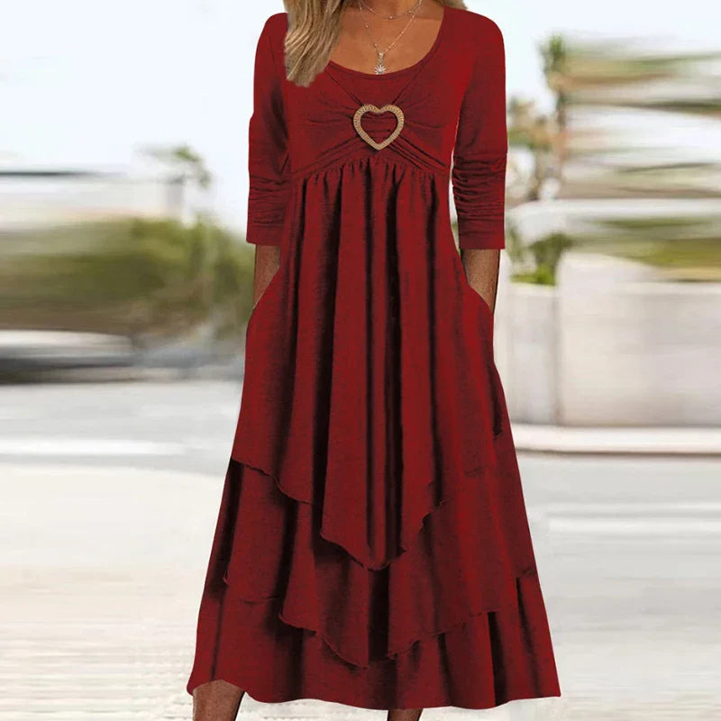 Rana Elegantes Midikleid