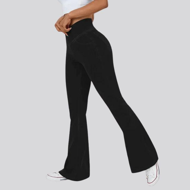 Chloe Gerippte Komfort-Leggings