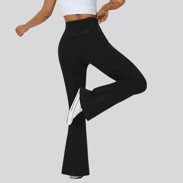 Chloe Gerippte Komfort-Leggings