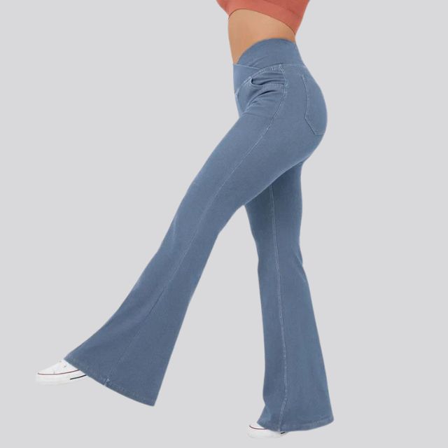 Chloe Gerippte Komfort-Leggings