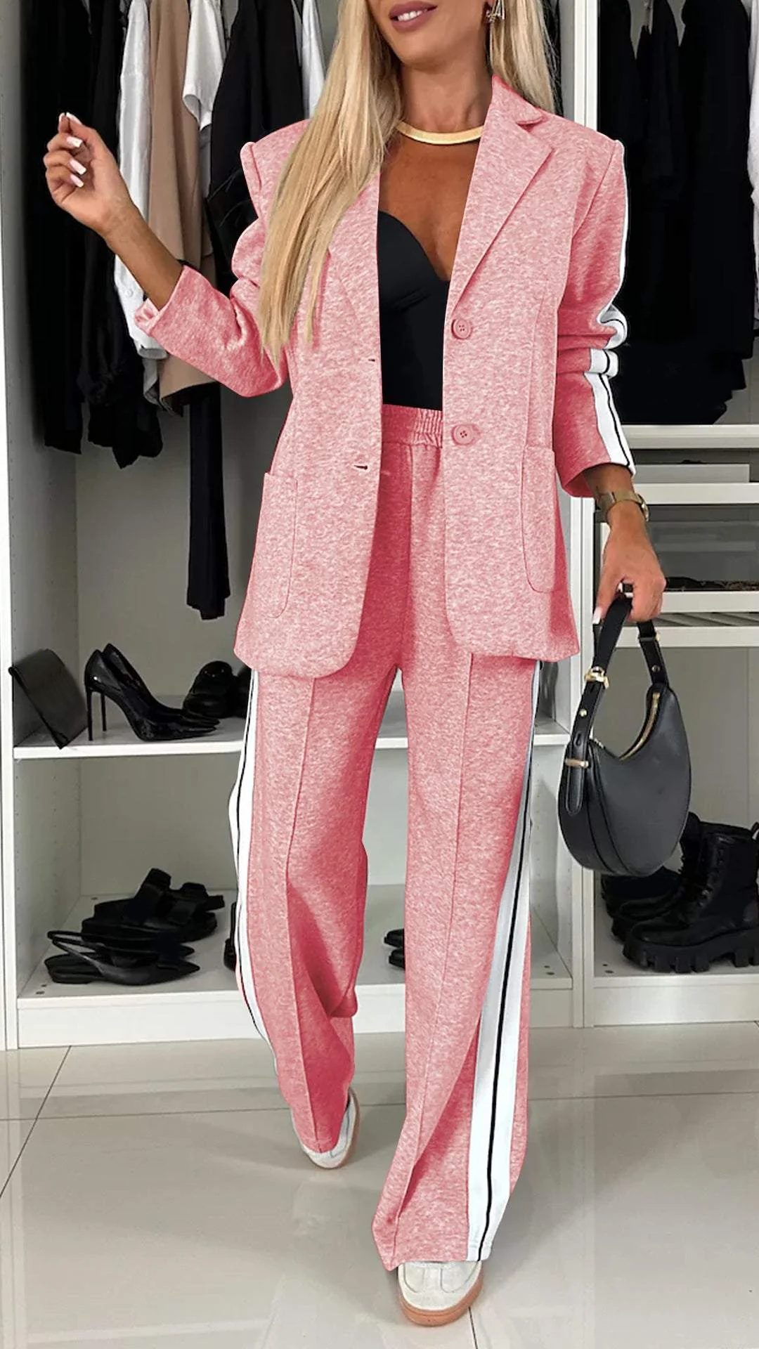 Freja | Damenblazer mit Revers und Langen Ärmeln – Casual und Schick