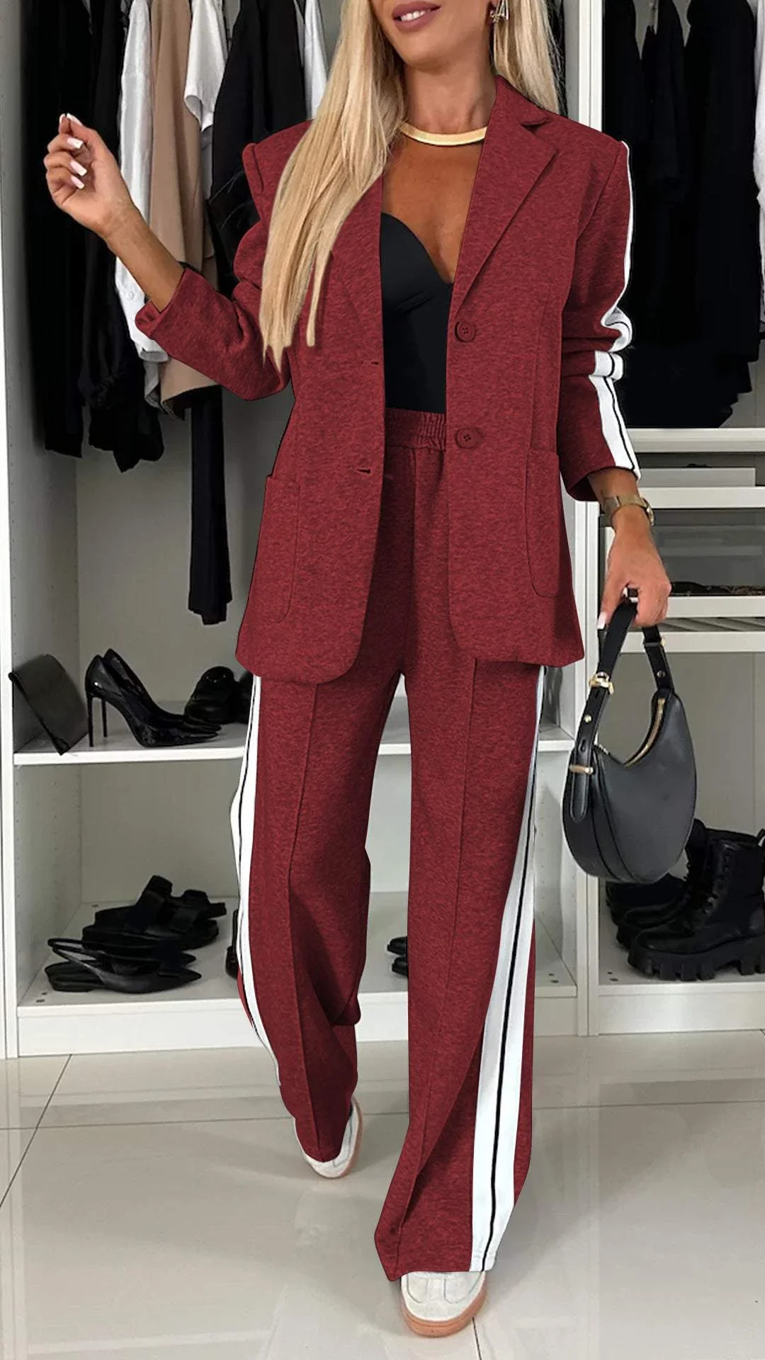 Freja | Damenblazer mit Revers und Langen Ärmeln – Casual und Schick