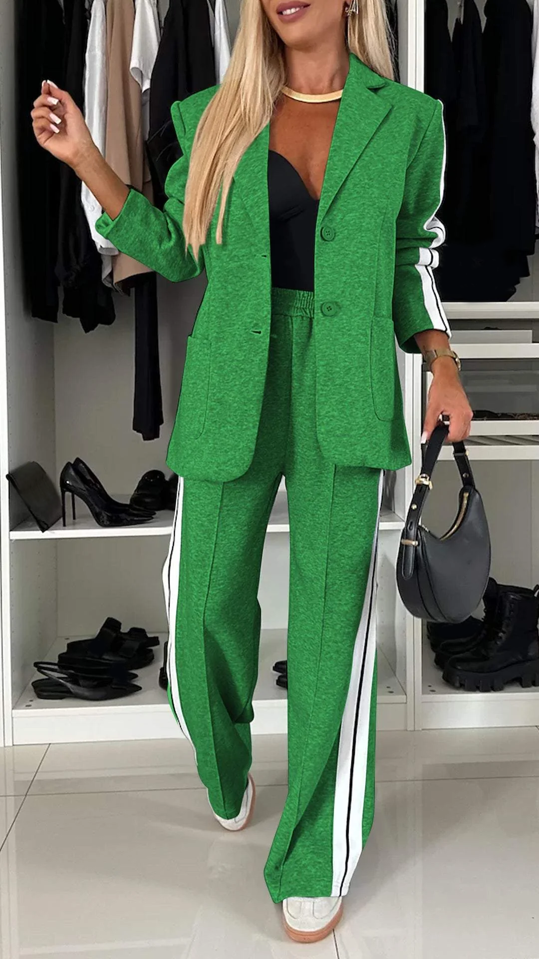 Freja | Damenblazer mit Revers und Langen Ärmeln – Casual und Schick
