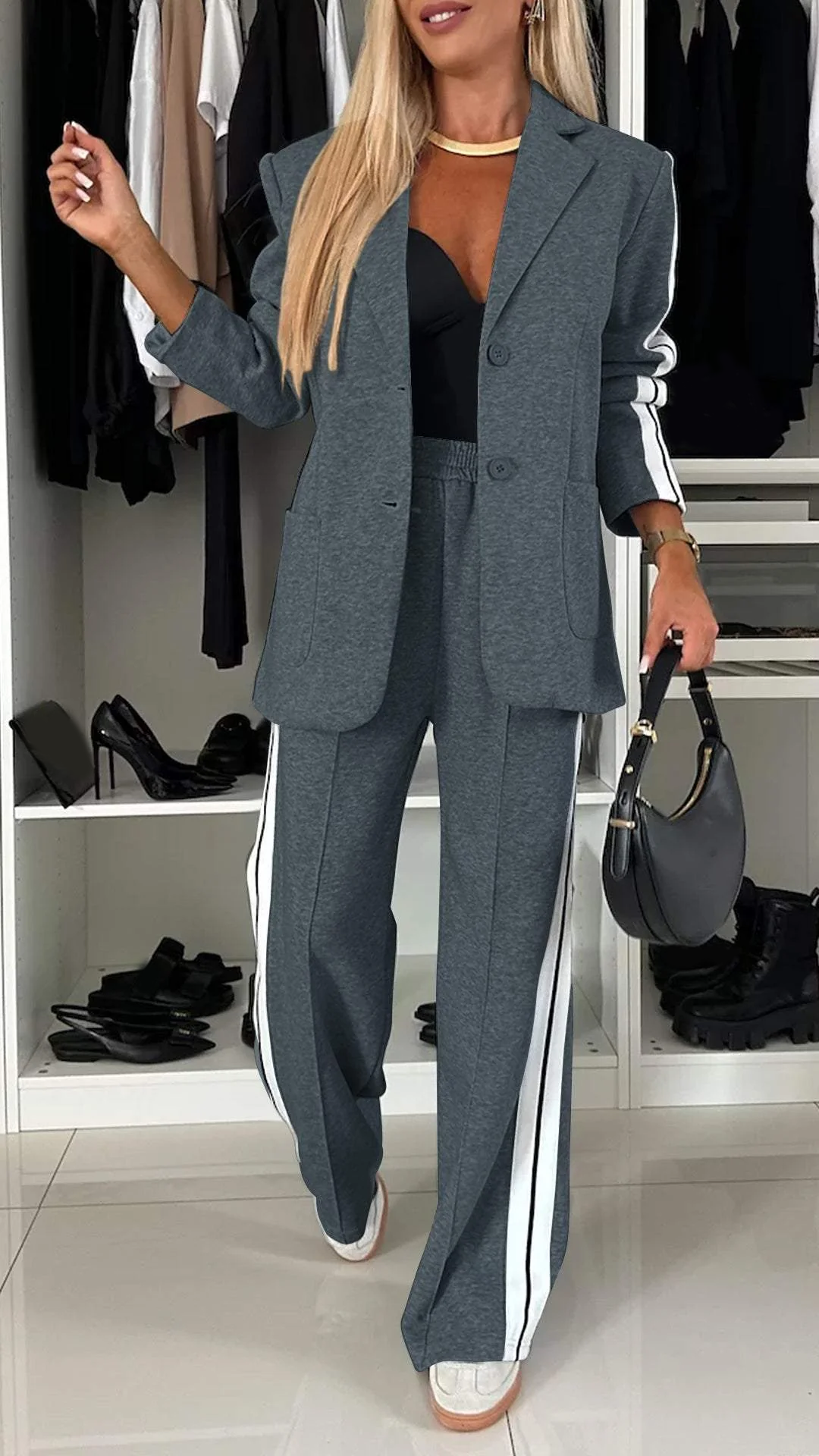 Freja | Damenblazer mit Revers und Langen Ärmeln – Casual und Schick
