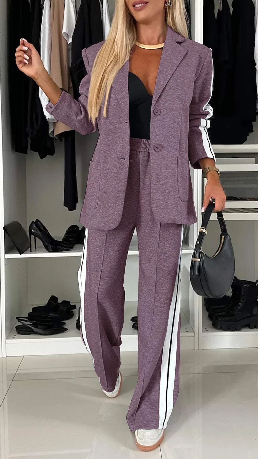 Freja | Damenblazer mit Revers und Langen Ärmeln – Casual und Schick