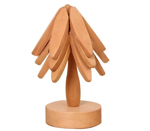 Liva Handgefertigtes Set aus Holzuntersetzern und Tischsets
