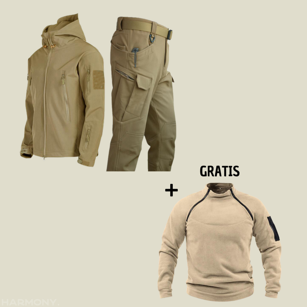 Oscar | Wasserfestes Militäroutfit mit Gratis Jacke