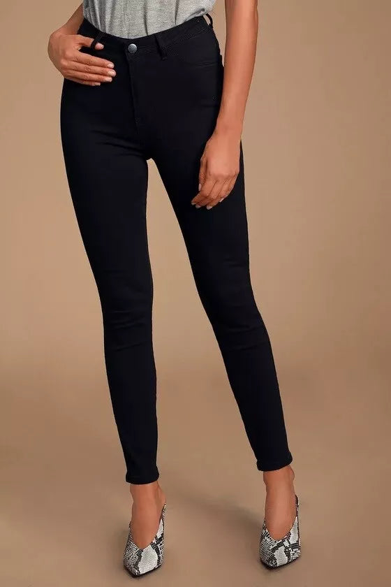 Ruby - Denim Elegant Leggings