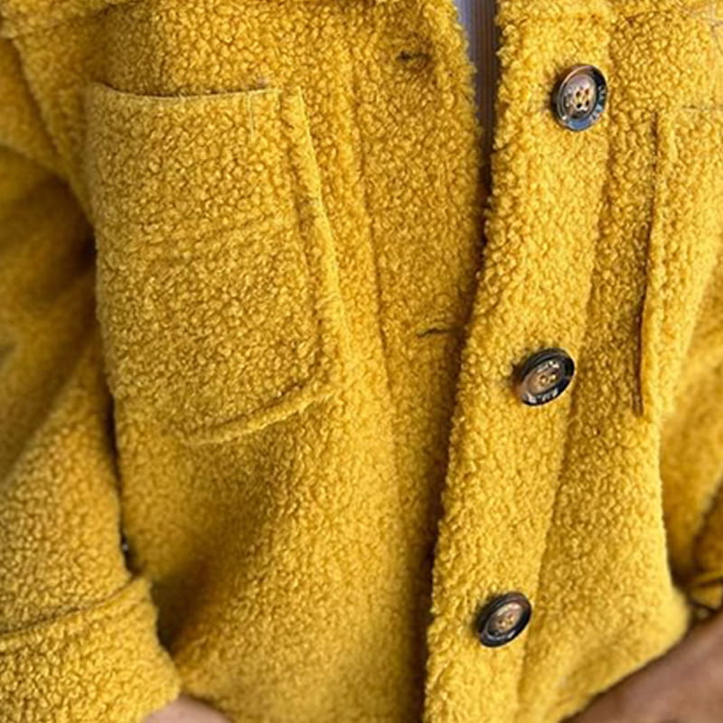 Lina | Kurze Warme Jacke mit Reverskragen für Damen